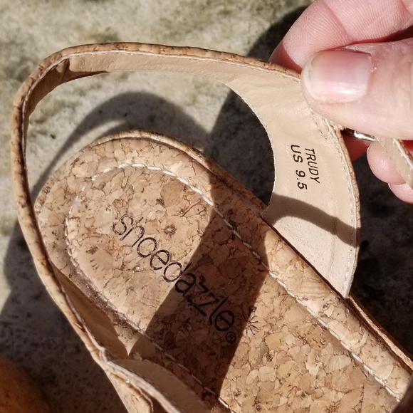 Trudy Cork Wedge/Platform Sandals - Picture 4 of 7